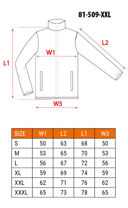 NEO TOOLS Polár Munkavédelmi kabát, gyapjú hatású, BASIC, fekete, XXL 81-509-XXL