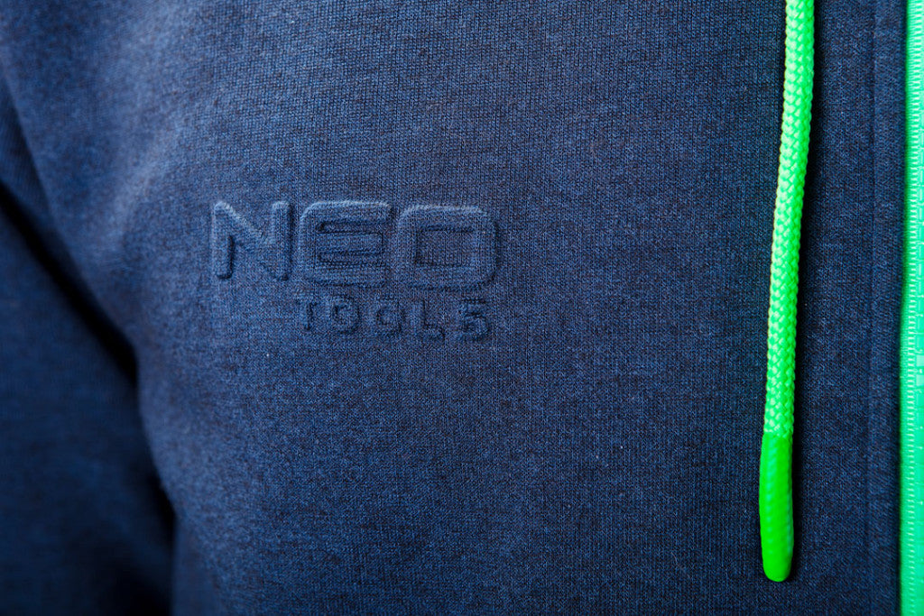 NEO TOOLS Munkavédelmi kabát, kapucnival PREMIUM, kétrétegű, 67% pamut + 33% poliészter, XXXL 81-511-XXXL