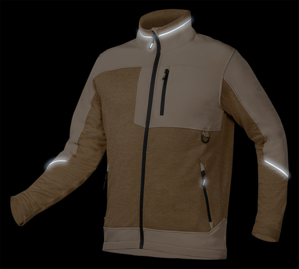 NEO TOOLS Softshell Munkavédelmi kabát, OUTDOOR, bézs, L 81-516-L