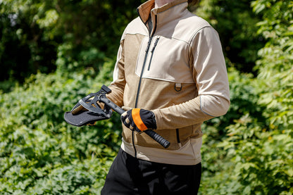 NEO TOOLS Softshell Munkavédelmi kabát, OUTDOOR, bézs, M 81-516-M