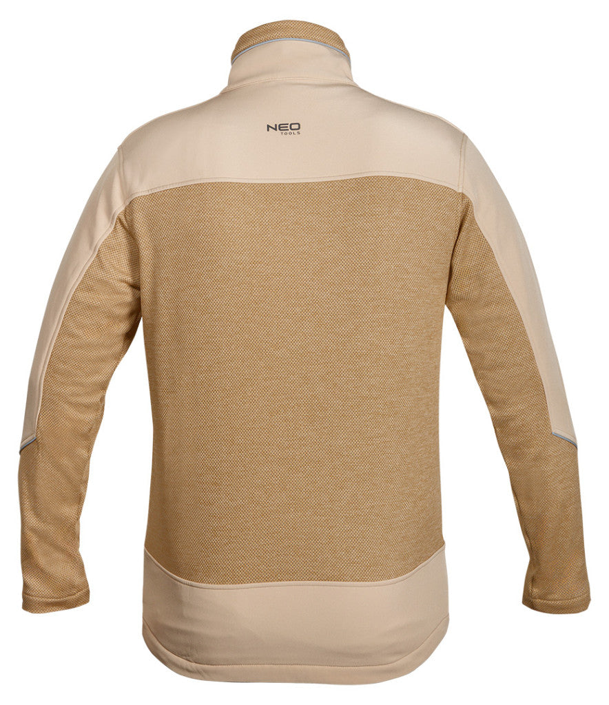 NEO TOOLS Softshell Munkavédelmi kabát, OUTDOOR, bézs, M 81-516-M