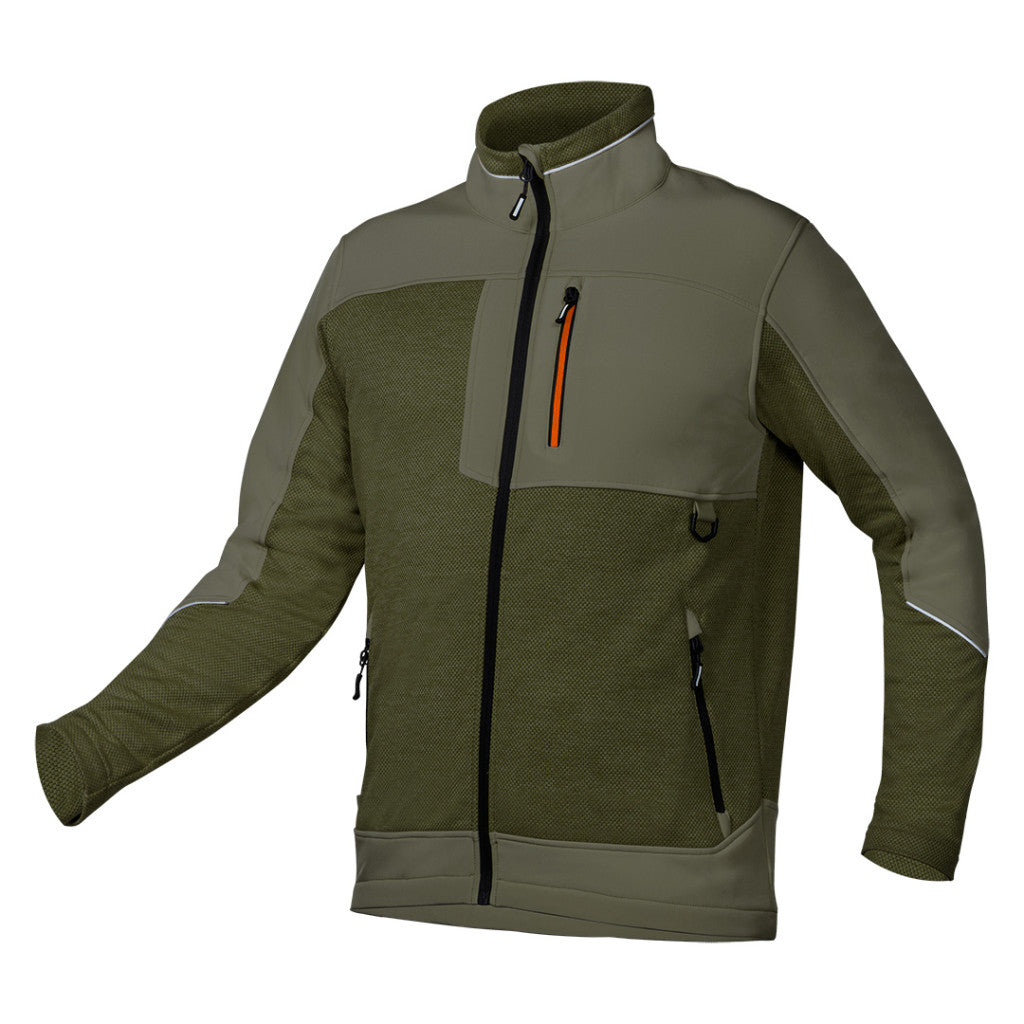 NEO TOOLS Softshell Munkavédelmi kabát, OUTDOOR, zöld, L 81-517-L