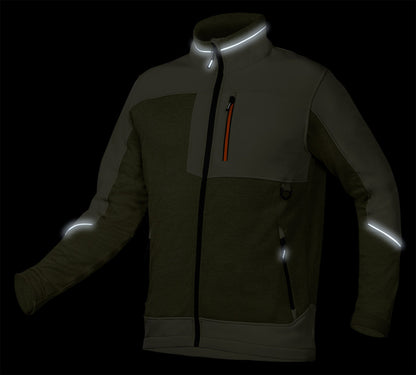 NEO TOOLS Softshell Munkavédelmi kabát, OUTDOOR, zöld, L 81-517-L