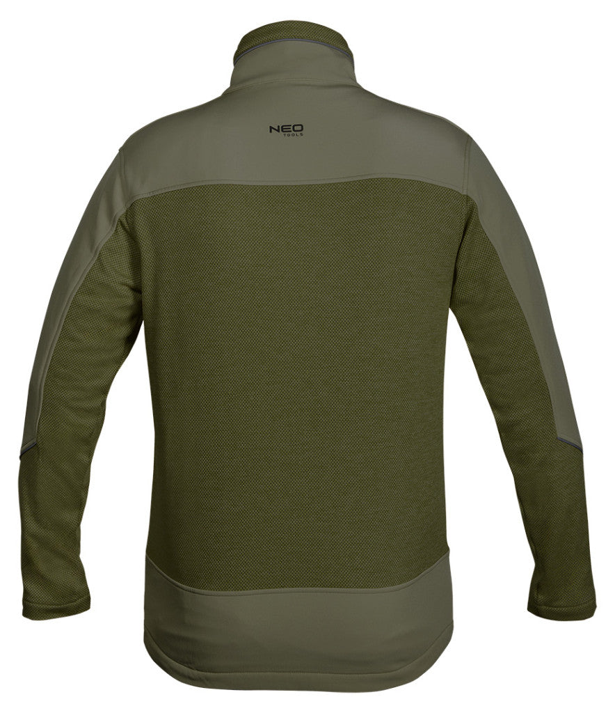 NEO TOOLS Softshell Munkavédelmi kabát, OUTDOOR, zöld, XXL 81-517-XXL