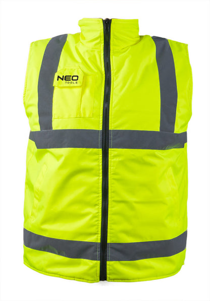 NEO TOOLS Kifordítható láthatósági Munkavédelmi mellény, XL 81-520-XL