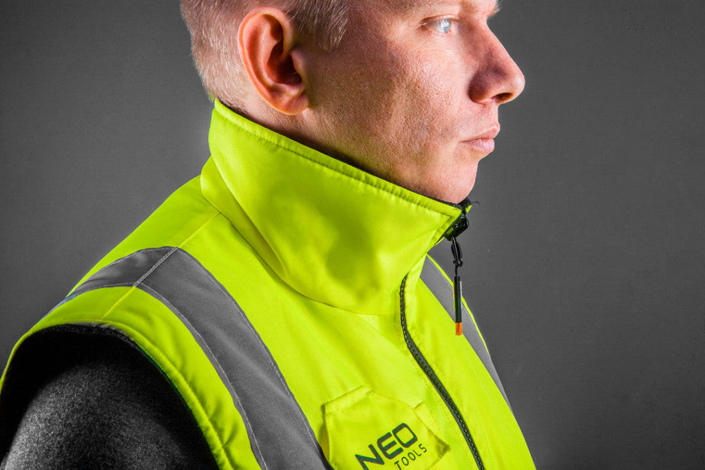 NEO TOOLS Kifordítható láthatósági Munkavédelmi mellény, XXL 81-520-XXL