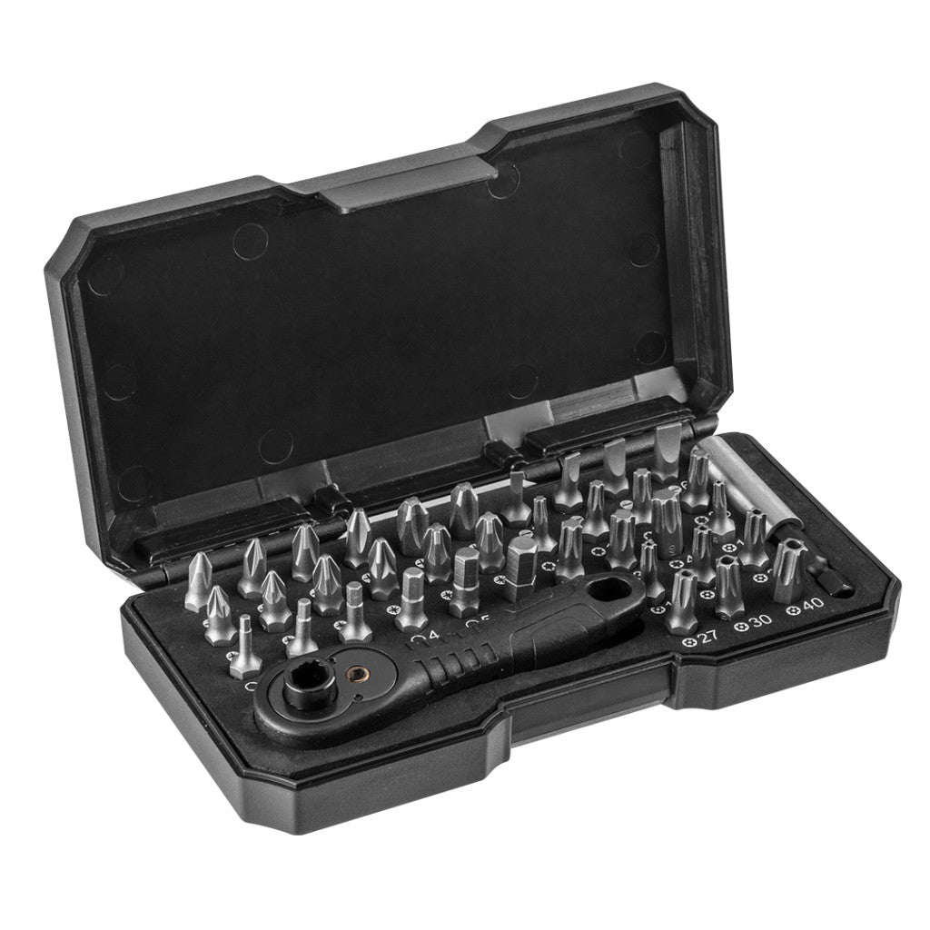 NEO TOOLS Csavarhúzó bitkészlet 38db 25 év garanciával 06-105