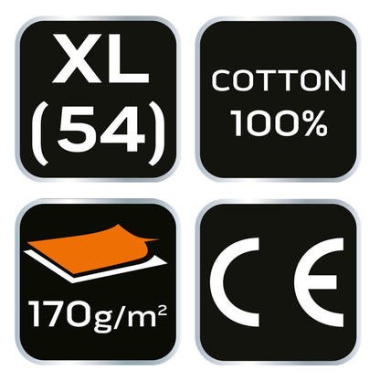 NEO TOOLS Flanel munkaing, tengerészkék-fekete, 100% pamut, XL 81-545-XL