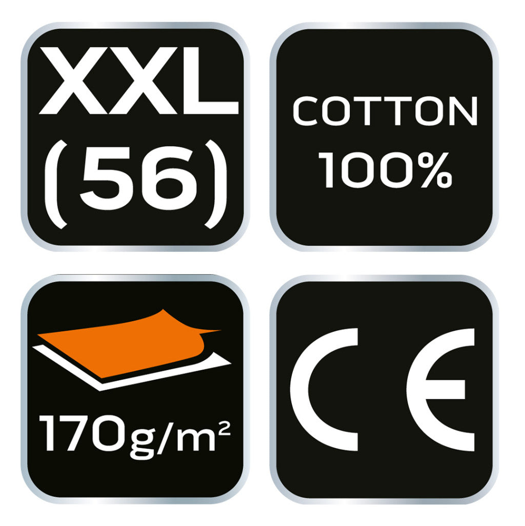NEO TOOLS Flanel munkaing, tengerészkék-fekete, 100% pamut, XXL 81-545-XXL