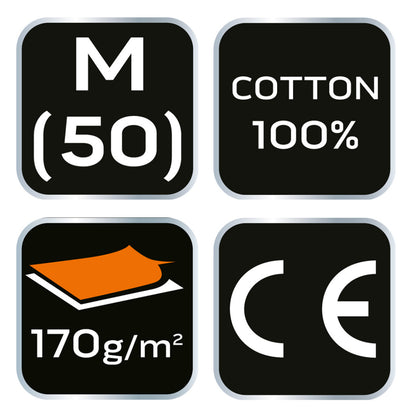 NEO TOOLS Flanel munkaing, zöld-fekete, 100% pamut, M 81-546-M