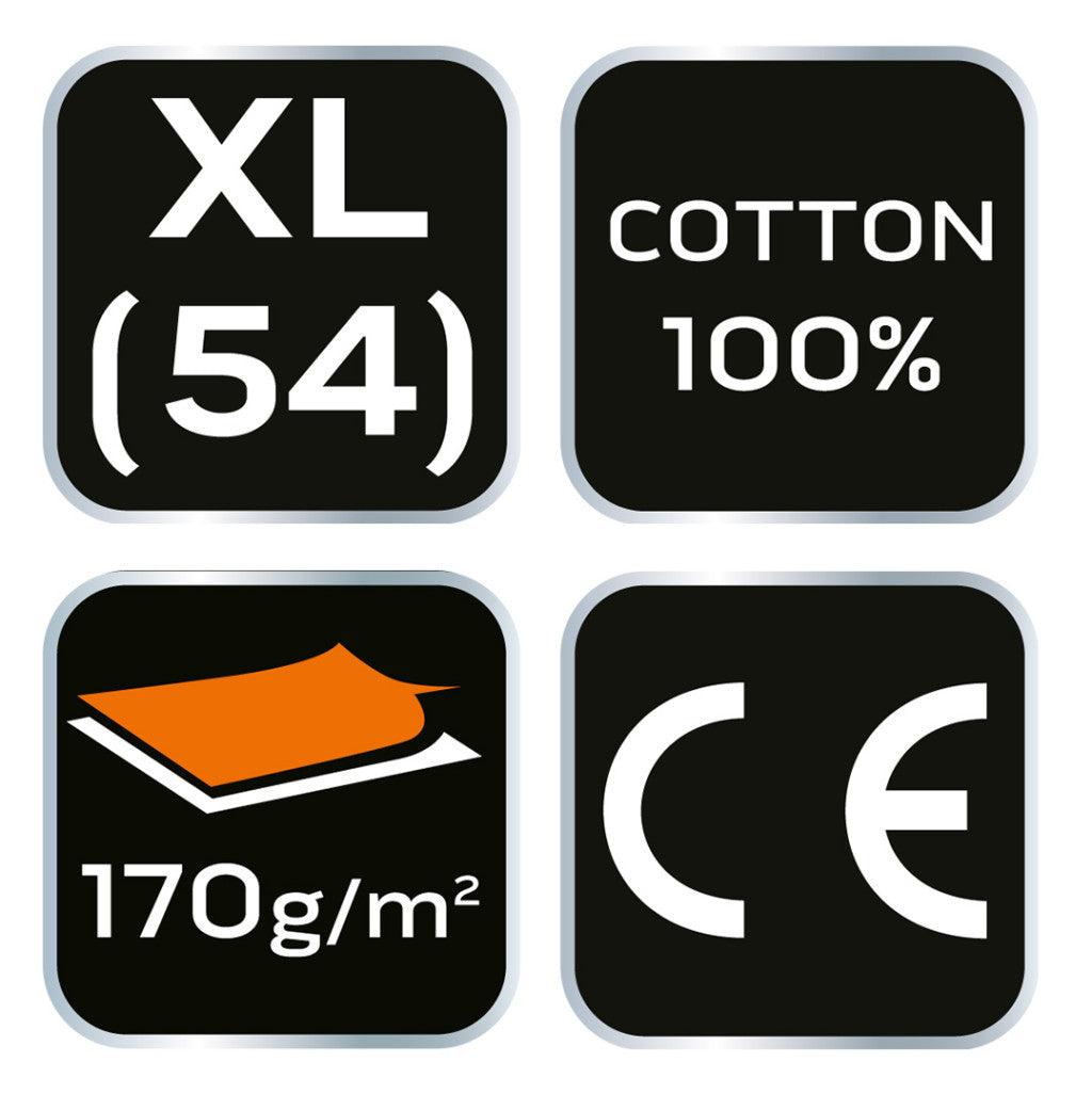 NEO TOOLS Flanel munkaing, zöld-fekete, 100% pamut, XL 81-546-XL