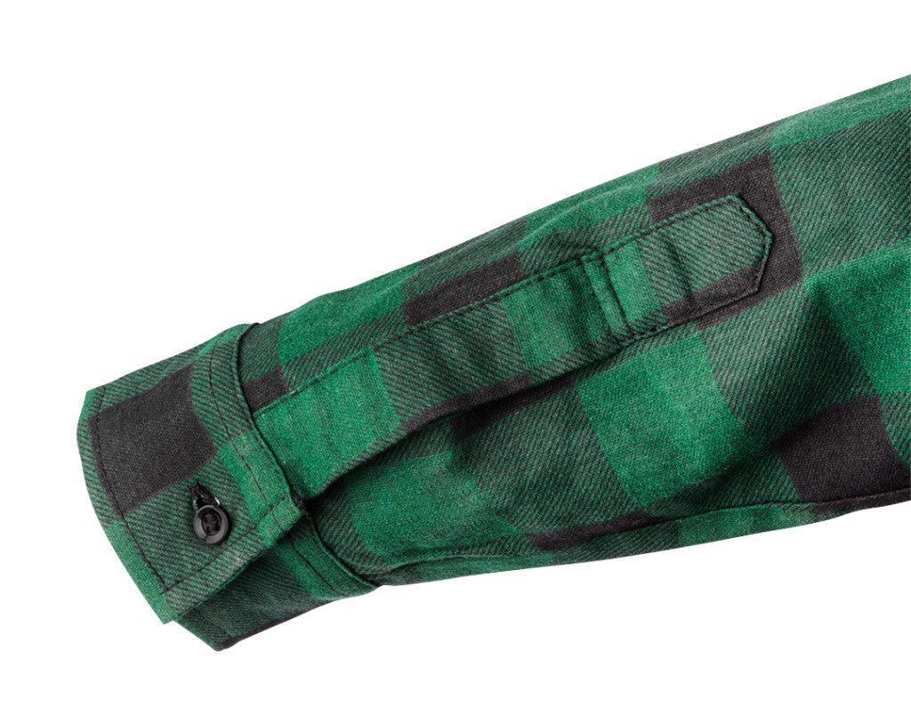 NEO TOOLS Flanel munkaing, zöld-fekete, 100% pamut, XXL 81-546-XXL