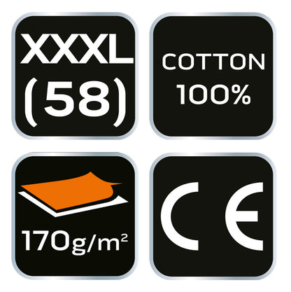 NEO TOOLS Flanel munkaing, zöld-fekete, 100% pamut, XXXL 81-546-XXXL