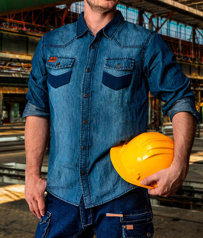 NEO TOOLS Farmer munkaing, DENIM, 100% pamut, XXXL 81-549-XXXL