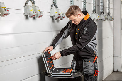 NEO TOOLS Softshell Munkavédelmi kabát, Víz- és szélálló, XL/56 Vízálló (5000mm), szellőztető szelepek (3000mpv), XL 81-550-XL
