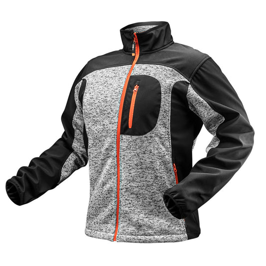 NEO TOOLS Munkavédelmi kabát, softshell betétekkel, XL 81-555-XL