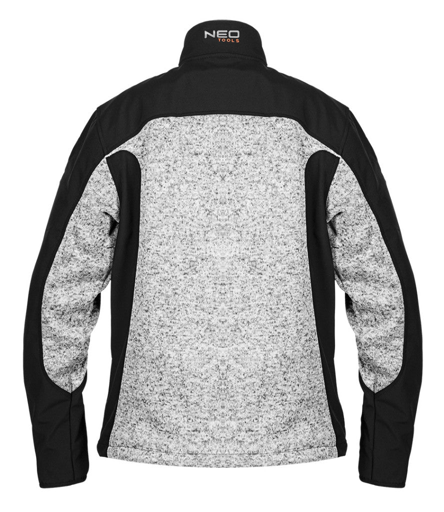 NEO TOOLS Munkavédelmi kabát, softshell betétekkel, XXL 81-555-XXL