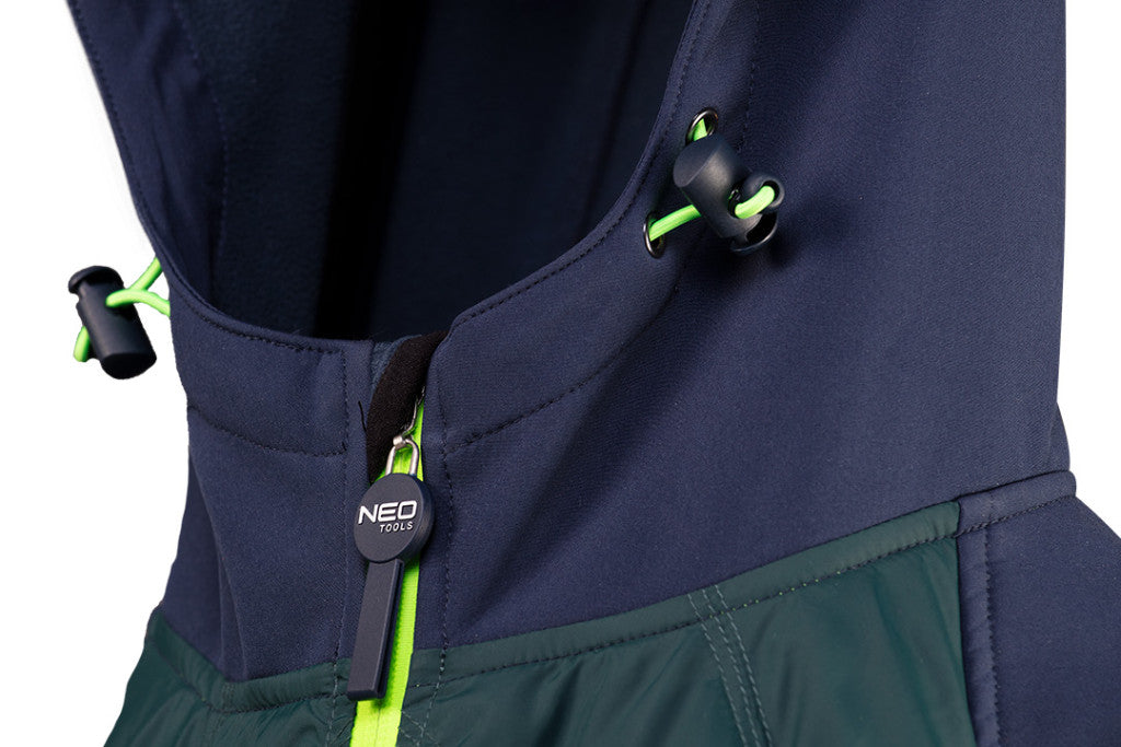 NEO TOOLS Softshell Munkavédelmi kabát, steppelt betéttel, PREMIUM, XXXL 81-559-XXXL