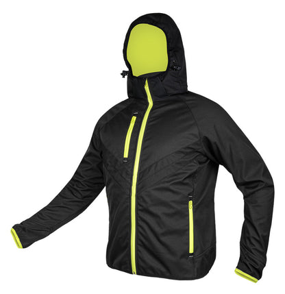NEO TOOLS Softshell munkavédelmi kabát, fekete-sárga, L 81-562-L