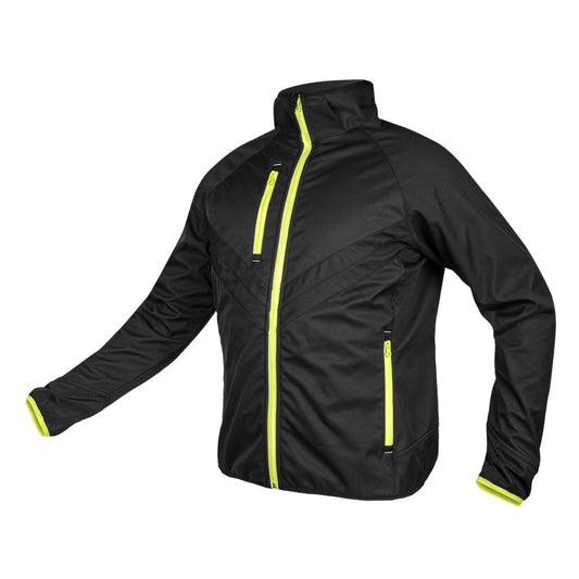NEO TOOLS Softshell munkavédelmi kabát, fekete-sárga, XXL 81-562-XXL
