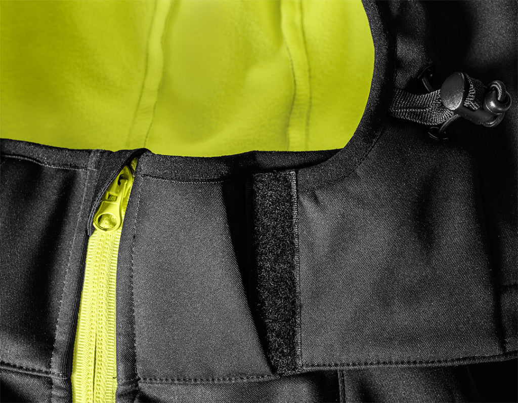 NEO TOOLS Softshell munkavédelmi kabát, fekete-sárga, XXXL 81-562-XXXL