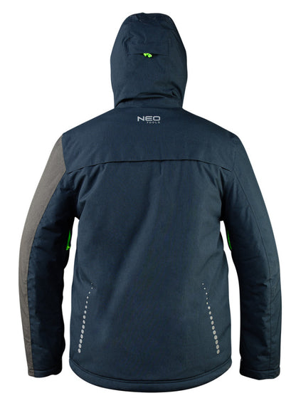 NEO TOOLS Munkavédelmi kabát, vízállóság: 8000, PREMIUM, PrimaLoft szigetelés, M 81-571-M