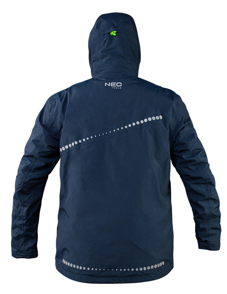 NEO TOOLS 3 az 1-ben Munkavédelmi kabát, kivehető béléssel, szél-/polár-/bélelt, vízállóság: 10000, PREMIUM, XXL 81-572-XXL