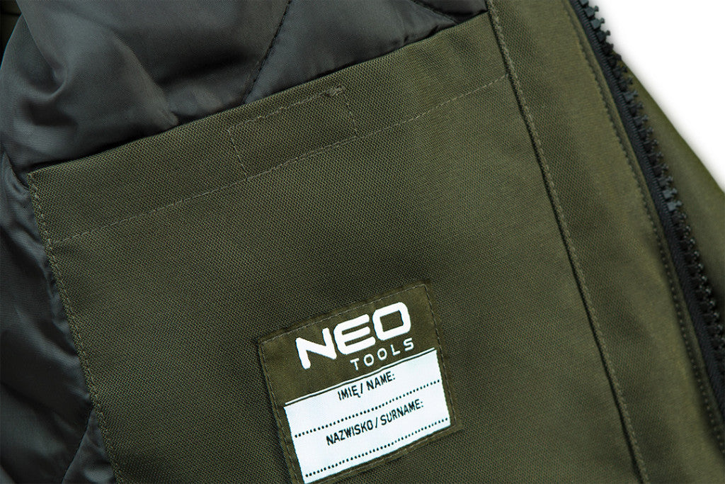NEO TOOLS Téli Munkavédelmi kabát, olíva, CAMO, XL 81-573-XL