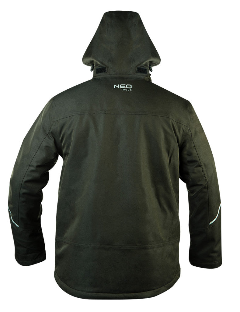 NEO TOOLS Téli Munkavédelmi kabát, olíva, CAMO, XXL 81-573-XXL