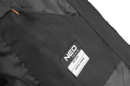 NEO TOOLS Téli Munkavédelmi kabát, Fekete, XL 81-574-XL