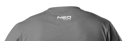 NEO TOOLS Munkavédelmi póló, feliratos, szürke, CAMO, 100% pamut, 180g/m2, M 81-604-M