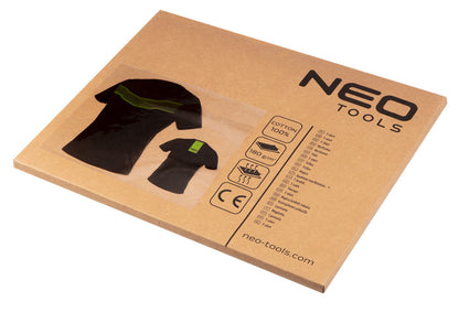 NEO TOOLS Munkavédelmi póló, Premium PRO, fekete, L 81-609-L