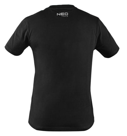 NEO TOOLS Munkavédelmi póló, fekete, 100% pamut, L 81-610-L