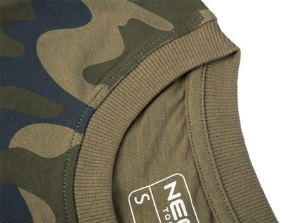 NEO TOOLS Munkavédelmi póló, CAMO, terepmintás, olíva, 100% pamut, 180g/m2, L 81-613-L