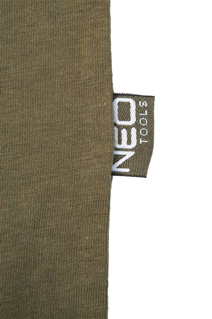 NEO TOOLS Munkavédelmi póló, CAMO, terepmintás, olíva, 100% pamut, 180g/m2, L 81-613-XL
