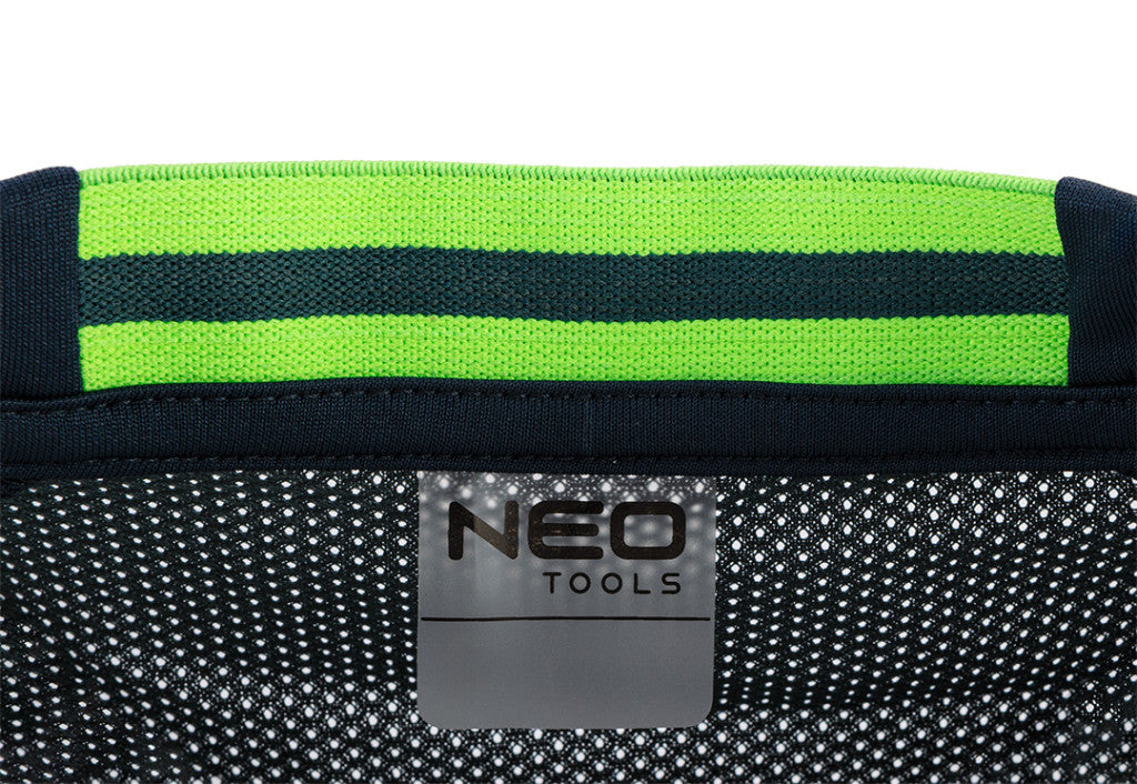 NEO TOOLS Munkavédelmi póló, Prémium, lélegző hálós panel, 92% Poliészter + 8% Spandex, 220 g/m2, S 81-614-S