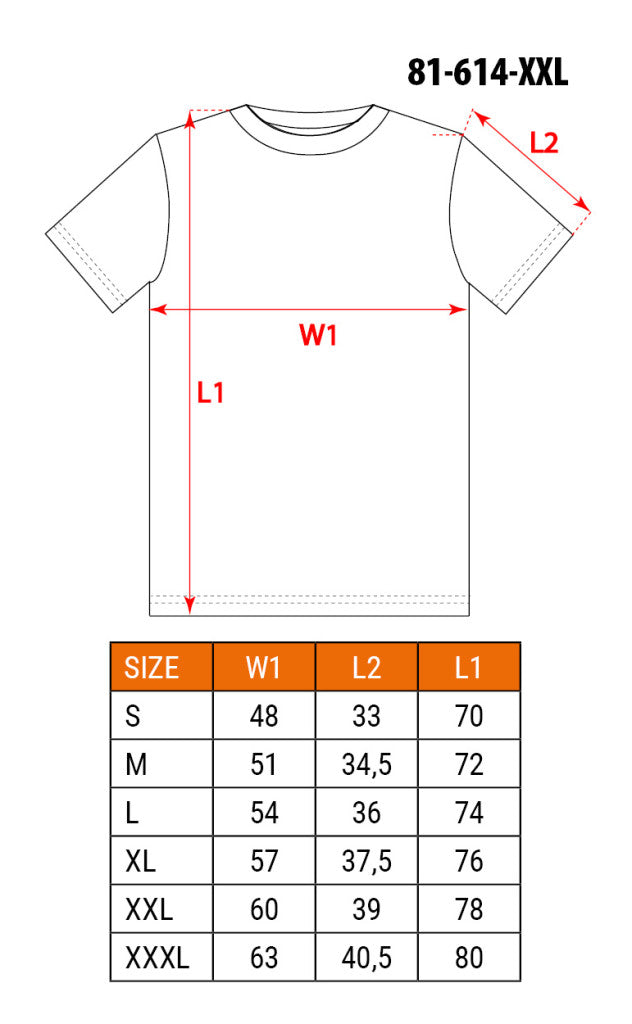 NEO TOOLS Munkavédelmi póló, Prémium, lélegző hálós panel, 92% Poliészter + 8% Spandex, 220 g/m2, XXL 81-614-XXL