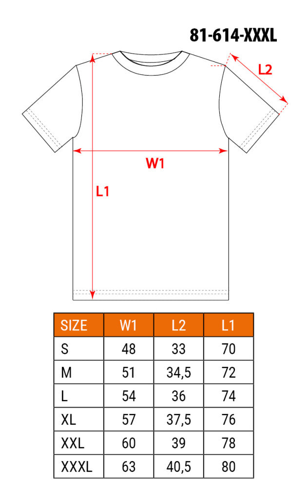 NEO TOOLS Munkavédelmi póló, Prémium, lélegző hálós panel, 92% Poliészter + 8% Spandex, 220 g/m2, XXXL 81-614-XXXL