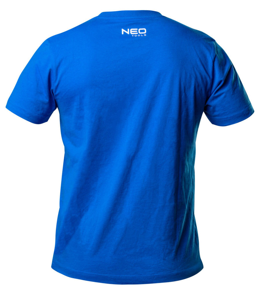 NEO TOOLS Munkavédelmi póló, HD+, kék, 100% pamut, L 81-615-L