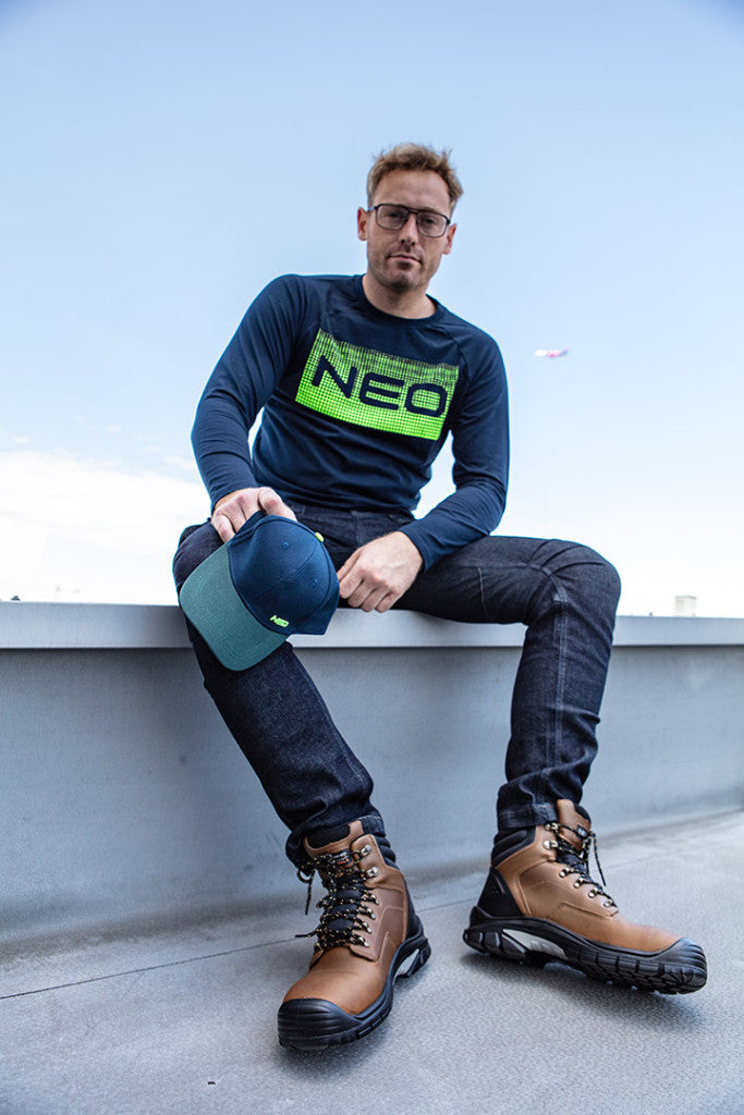 NEO TOOLS Munkavédelmi póló, PREMIUM, Hosszú ujjú, PREMIUM márkajelzéssel, S 81-619-S