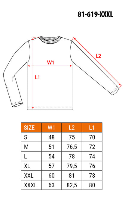NEO TOOLS Munkavédelmi póló, PREMIUM, Hosszú ujjú, PREMIUM márkajelzéssel, XXXL 81-619-XXXL