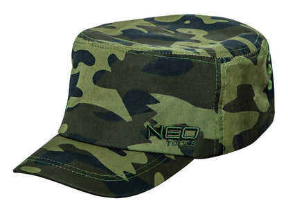 NEO TOOLS Baseball munkasapka terepmintás, 60% pamut, 40% poliészter, univerzális méret 81-626