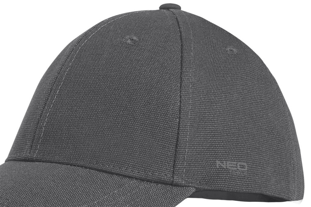 NEO TOOLS Baseball munkasapka, BASIC, szürke 81-635