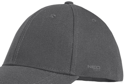 NEO TOOLS Baseball munkasapka, BASIC, szürke 81-635