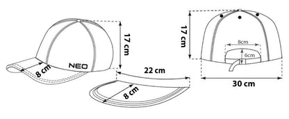 NEO TOOLS Baseball munkasapka BASIC, tengerészkék 81-636