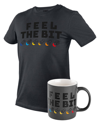 NEO TOOLS Munkavédelmi póló, FEEL THE BIT, 100% pamut, 180g/m2, XL 81-641-XL
