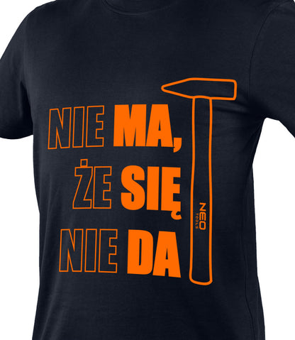 NEO TOOLS Munkavédelmi póló, MA SIE DA, 100% pamut, 180g/m2, XXL 81-642-XXL