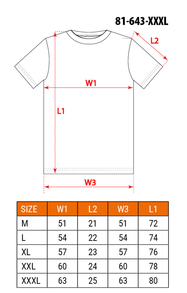 NEO TOOLS Munkavédelmi póló, MOTO EXPERT, 100% pamut, 180g/m2, XXXL 81-643-XXXL