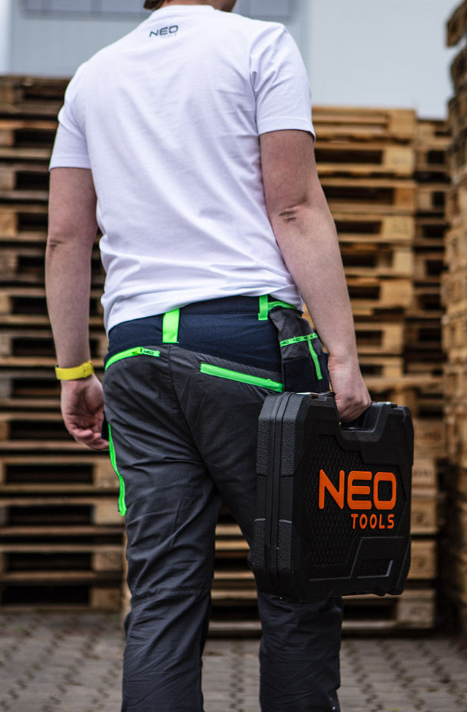 NEO TOOLS Munkavédelmi póló, fehér , Basic, 100% pamut, 180g/m2, M  81-646-M