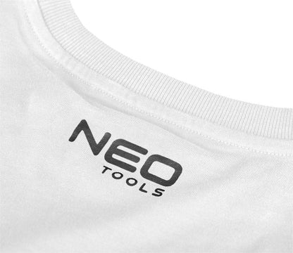 NEO TOOLS Munkavédelmi póló, fehér , Basic, 100% pamut, 180g/m2, XL  81-646-XL